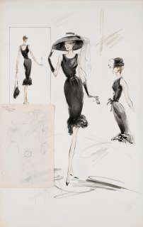 Lot 23 - Edith Head and Audrey Hepburn Breakfast At Tiffany‘s, 1961