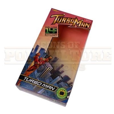 Lot 314 - Jingle All The Way - Prop "Turbo Man" Toy Box - H4-851 | Icons of Pop Culture
