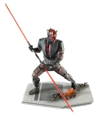 Ray Park as Darth Maul in Star Wars Episode I: The Phantom Menace Signed Gentle Giants 1:6 Scale Statue with Character Name | SWAU