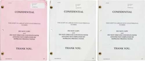 A James Gandolfini Group of Personally-Owned Scripts from "The Sopranos." | Heritage