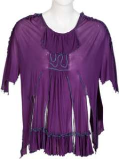 Marc Bolan Owned Purple Silk Jersey Short-Sleeved Tunic Top. ... | Heritage
