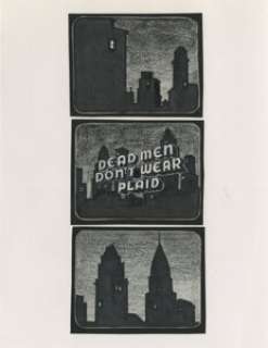 George Turner (9) Storyboard Artwork For The Main Title Sequence in Dead Men Don’t Wear Plaid (Universal, 1982). | Heritage