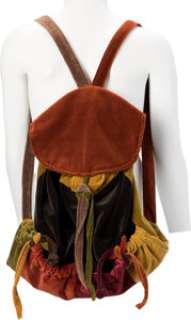 Lisa Kudrow "Phoebe Buffay" Cloth Patchwork Multicolored Backpack from "The One with the Monkey" Episode of Fri...