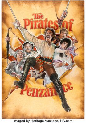 The Pirates of Penzance (Universal, 1983), Original Drew Struzan Final Key Poster Artwork. | Heritage