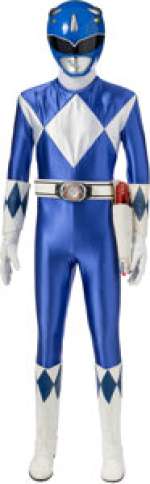Mighty Morphin Power Rangers (Saban Entertainment, 1993-1995), David Yost "Billy Cranston" Blue Ranger Hero Costume and Action Accessories.