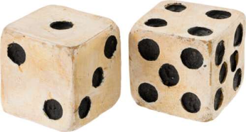 Jumanji (Tri-Star, 1995), Large-Scale Dice.