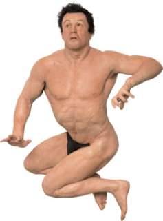 Demolition Man (Warner Bros., 1993), Sylvester Stallone "John Spartan" Cryogenically Frozen Display Figure.