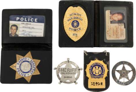 Miscellaneous Film and Television Group of (21) Badges.