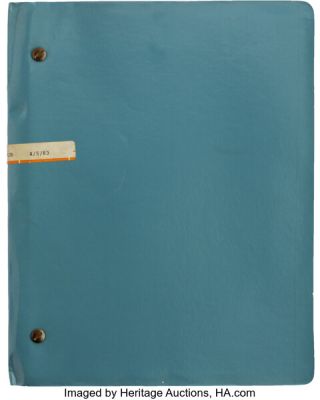 The Cotton Club (Zoetrope, 1984), Group of (3) Screenplay Drafts. | Heritage