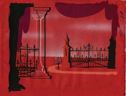 Lot 644 - Alice in Wonderland collection of color set designs