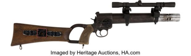 Star Wars: Episode V - The Empire Strikes Back (TCF, 1980), Jeremy Bulloch "Boba Fett Hero Screen-, Photo-, and Serial Number-Matched EE-3 Carbine Rifle. | Heritage