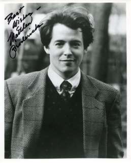 Matthew Broderick - Authentic Signed Black and White Photo - Autografo, with COA - Matthew Broderick - Authentic Signed Black and White Photo - Autografo, with COA
