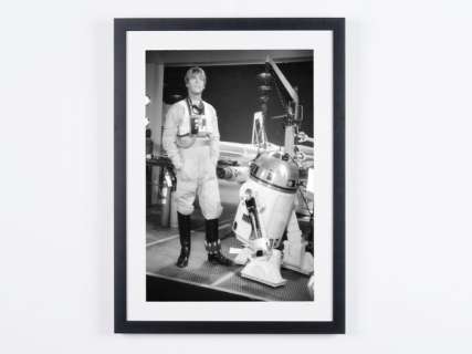 Star Wars - Mark Hamill (Luke Skywalker) | Star Wars - Mark Hamill (Luke Skywalker) - Fine Art Photography - Luxury Wooden Framed 70X50 cm - Limited Edition Nr 03 of 30 - Serial ID 30025 - Original Certificate (COA), Hologram Logo Editor and QR Code | Catawiki