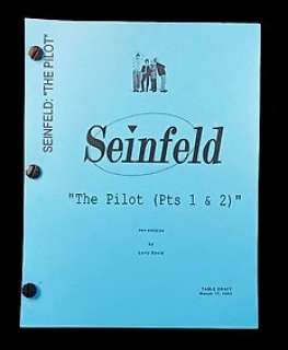 Seinfeld | Seinfeld - Pilot Episode 1 & 2 - Table Draft Script - March 17, 1993 | Catawiki