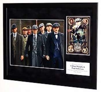 Peaky Blinders | Peaky Blinders - Cillian Murphy & Paul Anderson (Thomas & Arthur Shelby) Premium Framed, signed + COA | Catawiki