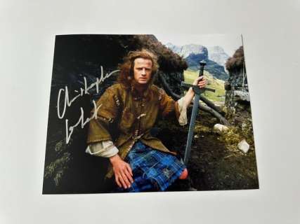 Highlander (1986) | Highlander (1986) - signed by Christopher Lambert as Connor MacLeod | Catawiki