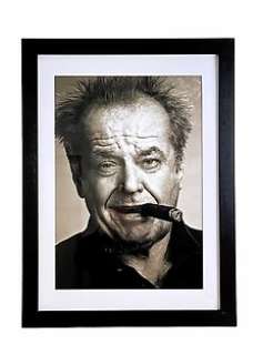Portrait Actor - Jack Nicholson (with cigar) | Catawiki