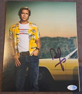 Once Upon a time... in Hollywood - Brad Pitt -signed 8x10 inch photo with autograph coa | Catawiki