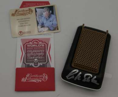 William Shatner Signed Star Trek Communicator W/COA | GWS Auctions