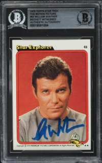 Star Trek - William Shatner - Signed Trading Card - Beckett Authentic | Catawiki