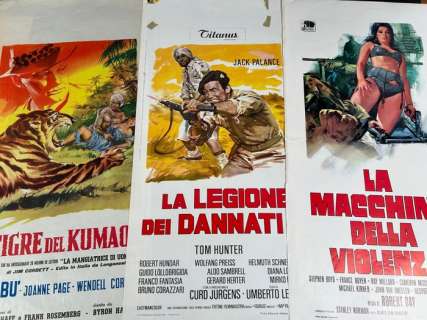66x Locandine film anni ’50 ’60 ’70 ’80 ’90 | Catawiki