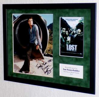 Lost - Ian Somerhalder (Boone Carlyle) Premium Framed, signed + Certificate of Authenticity