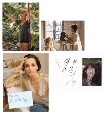 Famous French Actresses - Catherine Deneuve, Isabelle Adjani Kristin Scott Thomas & Jane Birkin - Hand signed