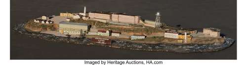 Alcatraz Penitentiary miniature model used by FBI and in filming of Escape from Alcatraz.... | Profiles in History