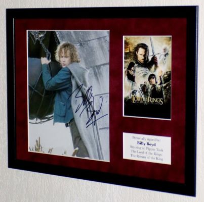 Lord of the Rings - Billy Boyd (Pippin) Premium Framed, signed COA & Photo signing | Catawiki
