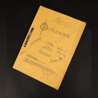 Outlander (T.V. Series, 2014-2019) | Maria Doyle Kennedy’s Cast Autographed Goldenrod Draft Script Episode 605 ’Give Me Liberty’ | Propstore