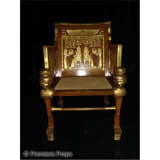 The Ten Commandments (1956) Egyptian Royal Chair | Premiere Props