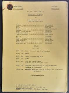 THE GOODIES (BBC 1970-1982) – ORIGINAL CAMERA SCRIPT | Auctioneum Ltd