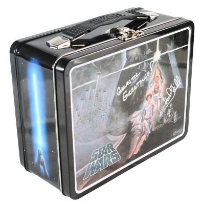 Mark Hamill as Luke Skywalker in Star Wars: A New Hope Signed Lunch Box with Quote | SWAU