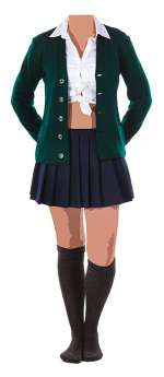 Lot 147 - Rachel (Played by Lea Michele) school girl ensemble.