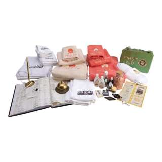 UMBRELLA ACADEMY, THE (2019-2024) - Lot #96: Hotel Obsidian and Hotel Oblivion Products with Front Desk Bell