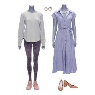 UMBRELLA ACADEMY, THE (2019-2024) - Lot #281: The Handler‘s (Kate Walsh) and Grace Hargreeves‘s (Jordan Claire Robbins) Season 4 Costumes