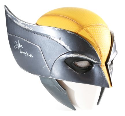 Dafne Keen as Laura / X-23 in Deadpool & Wolverine (Official Pix) Hasbro Marvel Legends Series Signed Prop Replica Mask with Character Names | SWAU