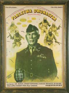 Lot 8 - Polish one-sheet poster for The Dirty Dozen