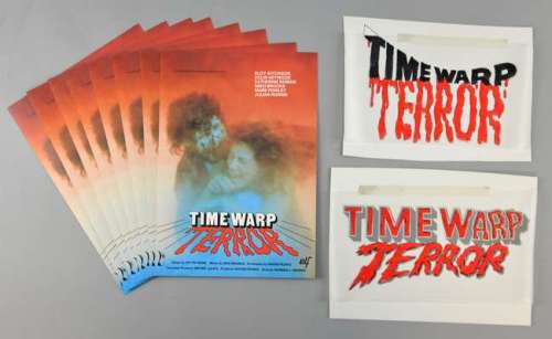 Time Warp Terror (1987) 8 double-sided cinema synopses for this horror film & 2 pieces of… | Ewbank’s