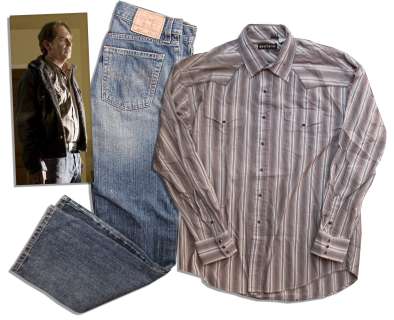 Billy Bob Thornton Levi’s Jeans & Stetson Shirt From ’’Faster’’ | Nate Sanders