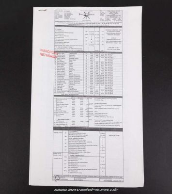 Cambria Math | Pirates of the Caribbean: At World’s End - Cast & Crew Call Sheet | Movie Bits