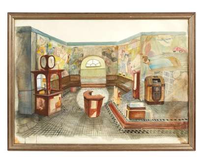 Shining Time Station | Original Watercolor Artwork | Julien’s