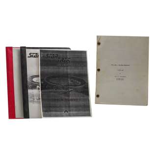 Star Trek The Next Generation (1987-1994) Autographed Filmed & Unfilmed Script Set | VIP Fan Auctions