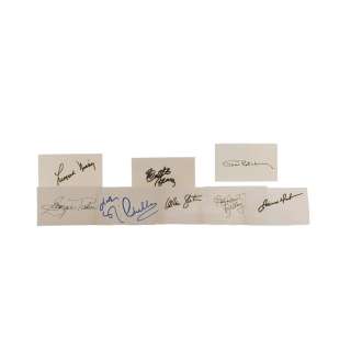 Star Trek The Original Series (1966-1969) Cast Autograph Card Set | VIP Fan Auctions