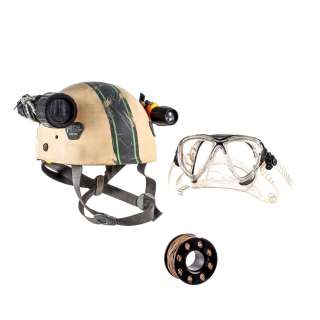 Thirteen Lives Dr Harry Harris Screen Used Stunt Double Helmet Goggles & Spools Of String | VIP Fan Auctions