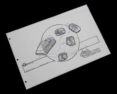 Lot 365 - Star Trek: Deep Space Nine (TV) - Original Tricorder Giblets Concept Art (John Eaves)