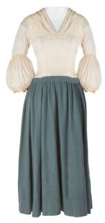 Lot 819 - Henry Fonda "Gilbert Martin" ensemble and Claudette Colbert "Lana" dress from Drums Along the Mohawk.