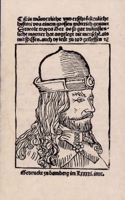 Dracula prop woodcut illustration | Piece of the Past