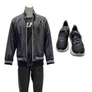 Lot 34 - Creed III Duke Wood Harris Screen Worn Zip-Front, Hooded Sweatshirt, Short Sleeve Shirt, Sweatpants & Lace-Up, Athletic Shoes Ch 3 Sc 30-31 - Lot #34 - Creed III Duke Wood Harris Screen Worn Zip-Front, Hooded Sweatshirt, Short Sleeve Shirt, Sweatpants & Lace-Up, Athletic Shoes Ch 3 Sc 30-31: Authentic Auction Item | VIP Fan Auctions