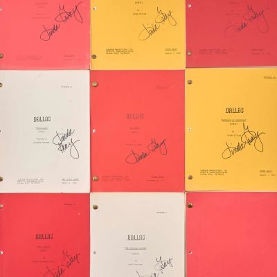 Linda Gray | Signed 1980-1981 “Dallas” Season Four and Five Scripts | Julien’s